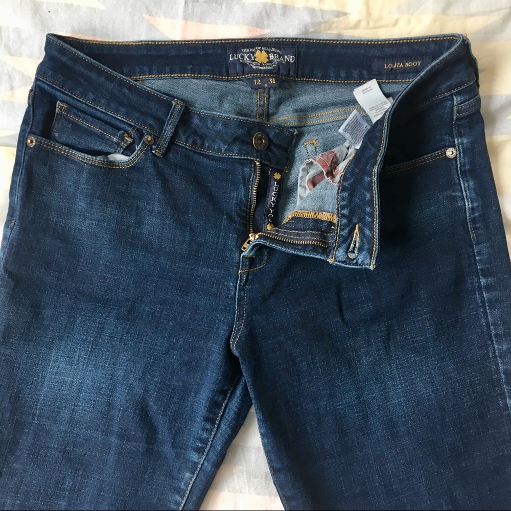 Lucky Brand Lolita Boot Cut Jeans size 12